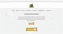 Desktop Screenshot of goldenstringradio.org
